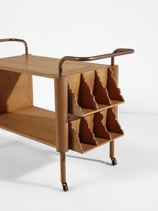 LA PIETRA UGO (n. 1938) : Carrello della serie Breccia, esecuzione F.lli Lanza, Cerea (VR)  - Asta Asta 523 | DESIGN E ARTI DECORATIVE DEL NOVECENTO Tradizionale - Associazione Nazionale - Case d'Asta italiane