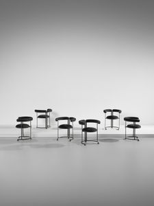 FALLANI ROBERTO  (n. 1937) - Sei poltroncine Tre Cerchi