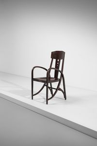THONET GEBRDER : Poltroncina mod. 512, Vienna  - Asta Asta 523 | DESIGN E ARTI DECORATIVE DEL NOVECENTO Tradizionale - Associazione Nazionale - Case d'Asta italiane
