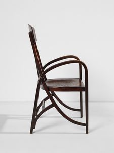 THONET GEBRDER : Poltroncina mod. 512, Vienna  - Asta Asta 523 | DESIGN E ARTI DECORATIVE DEL NOVECENTO Tradizionale - Associazione Nazionale - Case d'Asta italiane