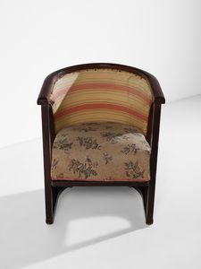 HOFFMANN JOSEF (1870 - 1956) : Coppia di poltrone della serie 428 per Jacob & Josef  Kohn, Vienna  - Asta Asta 523 | DESIGN E ARTI DECORATIVE DEL NOVECENTO Tradizionale - Associazione Nazionale - Case d'Asta italiane