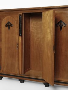 CHINI TITO (1898 - 1947) : attribuito. Armadio a tre ante  - Asta Asta 523 | DESIGN E ARTI DECORATIVE DEL NOVECENTO Tradizionale - Associazione Nazionale - Case d'Asta italiane