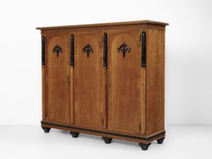 CHINI TITO (1898 - 1947) : attribuito. Armadio a tre ante  - Asta Asta 523 | DESIGN E ARTI DECORATIVE DEL NOVECENTO Tradizionale - Associazione Nazionale - Case d'Asta italiane