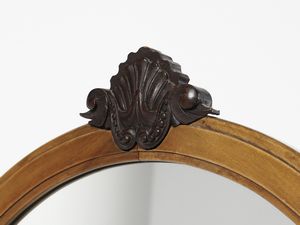 CHINI TITO (1898 - 1947) : attribuito. Mobile da toeletta con specchiera basculante unito a sgabello  - Asta Asta 523 | DESIGN E ARTI DECORATIVE DEL NOVECENTO Tradizionale - Associazione Nazionale - Case d'Asta italiane