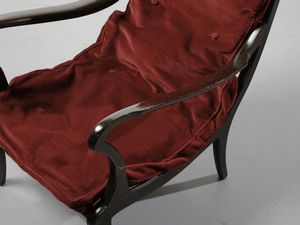 ZANINI GIGIOTTI (1893 - 1963) : Coppia di poltroncine in stile Novecento, Milano  - Asta Asta 523 | DESIGN E ARTI DECORATIVE DEL NOVECENTO Tradizionale - Associazione Nazionale - Case d'Asta italiane