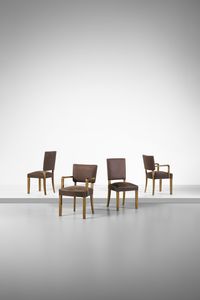 PONTI GIO (1891 - 1979) - Coppia di sedie e coppia di poltroncine