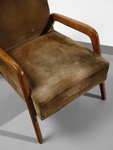 PONTI GIO (1891 - 1979) : Coppia di poltrone  - Asta Asta 523 | DESIGN E ARTI DECORATIVE DEL NOVECENTO Tradizionale - Associazione Nazionale - Case d'Asta italiane