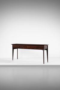 PARISI ICO (1916 - 1996) - Consolle a quattro cassetti, esecuzione Fratelli Rizzi, Intimiano