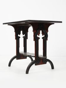 QUARTI EUGENIO (1867 - 1929) : Tavolino Neo-Orientalista  - Asta Asta 523 | DESIGN E ARTI DECORATIVE DEL NOVECENTO Tradizionale - Associazione Nazionale - Case d'Asta italiane