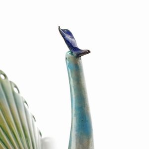 DE POLI PAOLO (1905 - 1996) : Pavoncella a coda alta Scultura, Padova  - Asta Asta 523 | DESIGN E ARTI DECORATIVE DEL NOVECENTO Tradizionale - Associazione Nazionale - Case d'Asta italiane