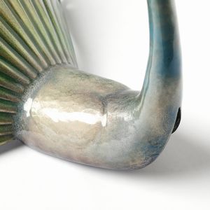 DE POLI PAOLO (1905 - 1996) : Pavoncella a coda alta Scultura, Padova  - Asta Asta 523 | DESIGN E ARTI DECORATIVE DEL NOVECENTO Tradizionale - Associazione Nazionale - Case d'Asta italiane