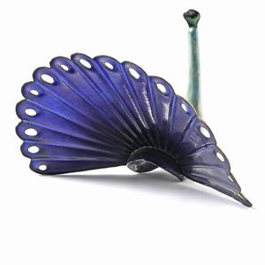 DE POLI PAOLO (1905 - 1996) : Pavoncella a coda alta Scultura, Padova  - Asta Asta 523 | DESIGN E ARTI DECORATIVE DEL NOVECENTO Tradizionale - Associazione Nazionale - Case d'Asta italiane