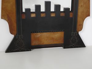 QUARTI EUGENIO (1867 - 1929) : Specchiera Neo-Orientalista  - Asta Asta 523 | DESIGN E ARTI DECORATIVE DEL NOVECENTO Tradizionale - Associazione Nazionale - Case d'Asta italiane