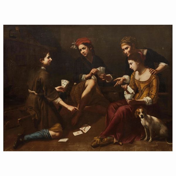 Pseudo Salini (Maestro dei Giochi infantili/Maestro degli Armenti)  - Asta DIPINTI ANTICHI - Associazione Nazionale - Case d'Asta italiane