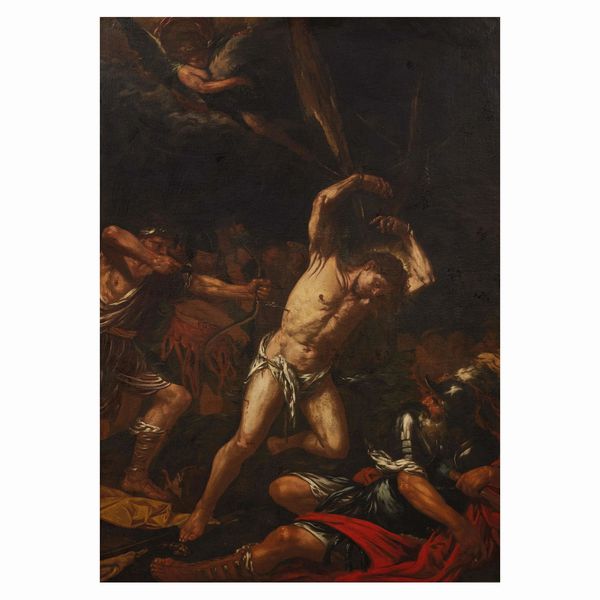 Cerchia di Giovanni Battista Langetti, sec. XVII  - Asta DIPINTI ANTICHI - Associazione Nazionale - Case d'Asta italiane