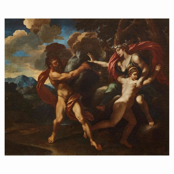 Scuola romana, sec. XVII  - Asta DIPINTI ANTICHI - Associazione Nazionale - Case d'Asta italiane