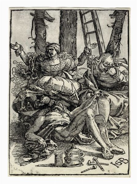 HANS BALDUNG GRIEN : La lamentazione.  - Asta Arte Antica, Moderna e Contemporanea [parte I] - Associazione Nazionale - Case d'Asta italiane