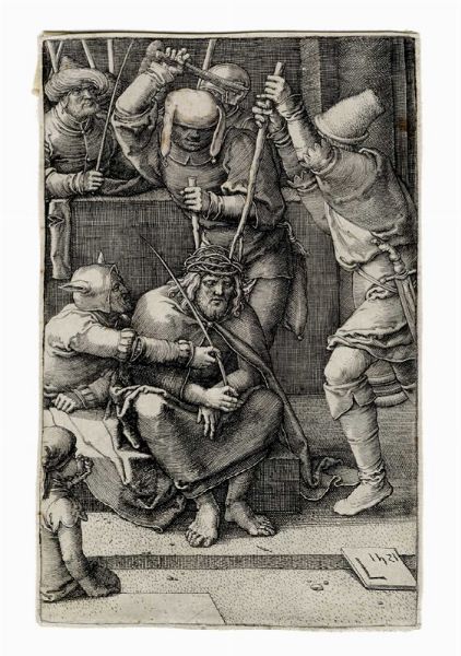 LUCAS VAN LEYDEN : Cristo coronato di spine.  - Asta Arte Antica, Moderna e Contemporanea [parte I] - Associazione Nazionale - Case d'Asta italiane