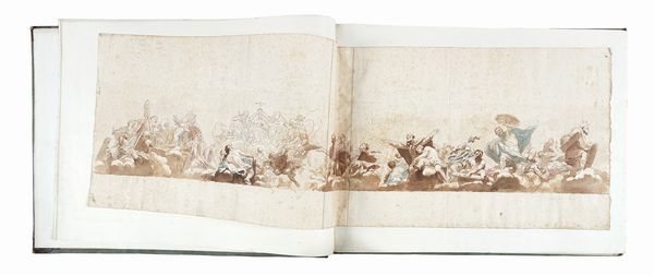 Album di disegni di autori vari.  - Asta Arte Antica, Moderna e Contemporanea [parte I] - Associazione Nazionale - Case d'Asta italiane
