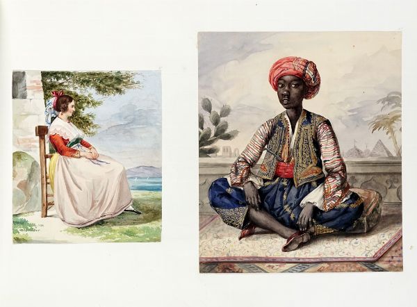 Album di disegni di autori vari.  - Asta Arte Antica, Moderna e Contemporanea [parte I] - Associazione Nazionale - Case d'Asta italiane