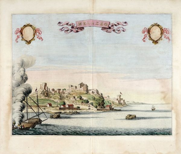 JOHANNES BLAEU : Melazzo.  - Asta Arte Antica, Moderna e Contemporanea [parte I] - Associazione Nazionale - Case d'Asta italiane