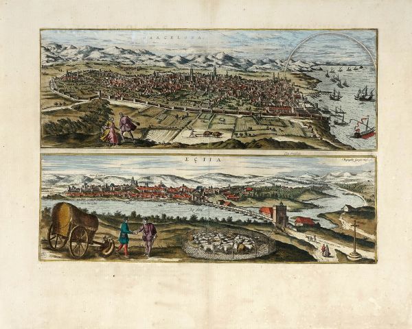 GEORG BRAUN : Barcelona / Ecija.  - Asta Arte Antica, Moderna e Contemporanea [parte I] - Associazione Nazionale - Case d'Asta italiane