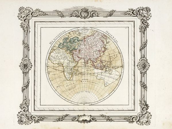 LOUIS BRION DE LA TOUR : Hmisphre Occidental / Hmisphre Oriental.  - Asta Arte Antica, Moderna e Contemporanea [parte I] - Associazione Nazionale - Case d'Asta italiane