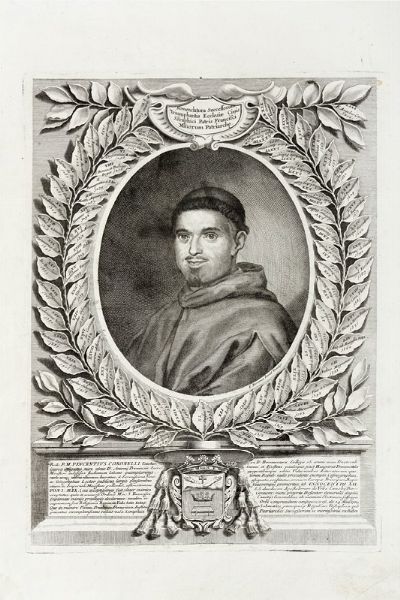 Ritratto di Padre Vincenzo Maria Coronelli.  - Asta Arte Antica, Moderna e Contemporanea [parte I] - Associazione Nazionale - Case d'Asta italiane