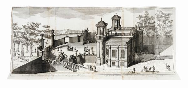 MARC'ANTONIO DAL RE : Ville di Delizia o Siano Palaggi Camparecci nello Stato di Milano Divise in Sei Tomi Con espressevi le Piante, e diverse Vedute delle medesime Incise e stampate da Marc'Antonio Dal Re bolognese. Tomo Primo.  - Asta Arte Antica, Moderna e Contemporanea [parte I] - Associazione Nazionale - Case d'Asta italiane