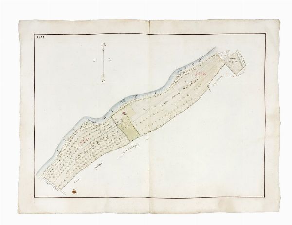 DOMENICO MARIA VIAGGI : Regesto e dieci cabrei della tenuta detta La Cagnona del Marchese Scipione Capponi nel comprensorio savignanese.  - Asta Arte Antica, Moderna e Contemporanea [parte I] - Associazione Nazionale - Case d'Asta italiane