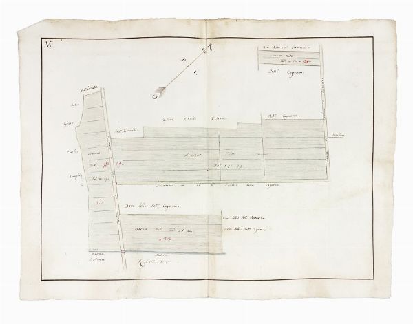 DOMENICO MARIA VIAGGI : Regesto e dieci cabrei della tenuta detta La Cagnona del Marchese Scipione Capponi nel comprensorio savignanese.  - Asta Arte Antica, Moderna e Contemporanea [parte I] - Associazione Nazionale - Case d'Asta italiane