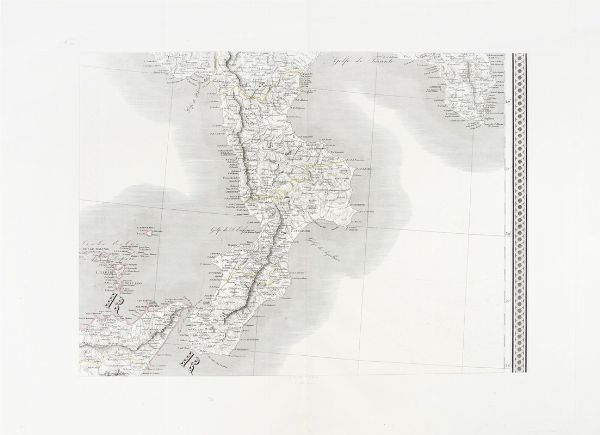 Attilio Zuccagni Orlandini : Carta dell'Italia in quindici fogli ricavata dalle migliori mappe finora pubblicate nella proporzione di 1. a 600,000. per servire di corredo alla corografia dei diversi stati della Penisola, di Attilio Zuccagni ? Orlandini.  - Asta Arte Antica, Moderna e Contemporanea [parte I] - Associazione Nazionale - Case d'Asta italiane