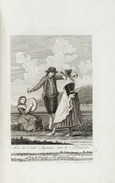SECONDO BIANCHI : Raccolta di varie vestiture che costumano nelle citt, terre e paesi in provincie [sic] diverse del Regno di Napoli. Parte I (Parte II).  - Asta Arte Antica, Moderna e Contemporanea [parte I] - Associazione Nazionale - Case d'Asta italiane