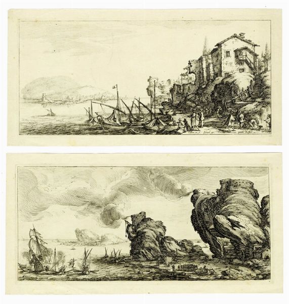 Jacques Callot : Diverse vedute designate in Fiorenza / Per Jacopo Callott.  - Asta Arte Antica, Moderna e Contemporanea [parte I] - Associazione Nazionale - Case d'Asta italiane
