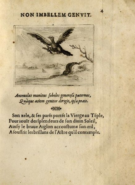 Jacques Callot : Vie de la mre de Dieu represente par emblmes / Vita Beatae Mariae Virginis Matris Dei Emblematibus Delineata.  - Asta Arte Antica, Moderna e Contemporanea [parte I] - Associazione Nazionale - Case d'Asta italiane