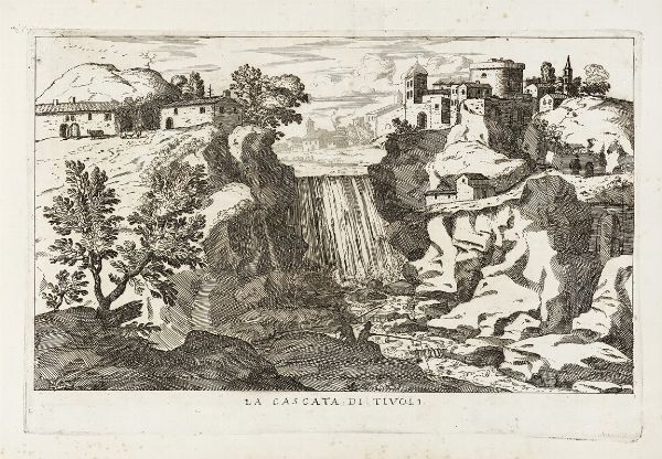 Pietro Ferrerio : Palazzi di Roma de piu celebri architetti disegnati da Pietro Ferrerio pittore et architetto.  - Asta Arte Antica, Moderna e Contemporanea [parte I] - Associazione Nazionale - Case d'Asta italiane