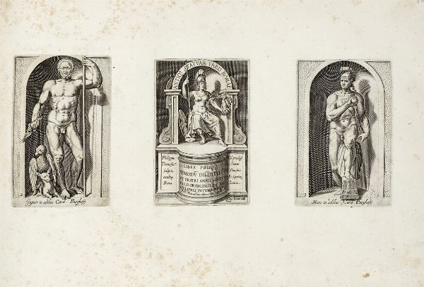 Pietro Ferrerio : Palazzi di Roma de piu celebri architetti disegnati da Pietro Ferrerio pittore et architetto.  - Asta Arte Antica, Moderna e Contemporanea [parte I] - Associazione Nazionale - Case d'Asta italiane