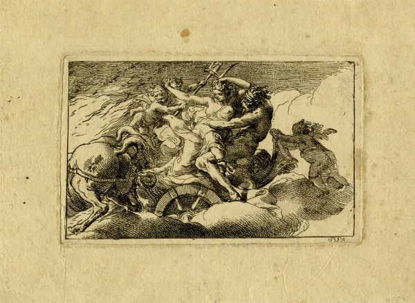 Gaetano Gandolfi : Il ratto di Proserpina.  - Asta Arte Antica, Moderna e Contemporanea [parte I] - Associazione Nazionale - Case d'Asta italiane