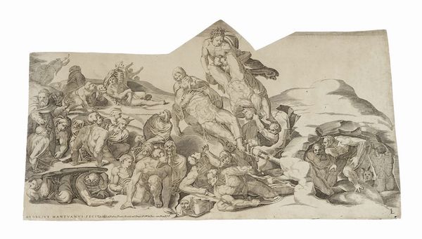GIORGIO GHISI : Il Giudizio universale.  - Asta Arte Antica, Moderna e Contemporanea [parte I] - Associazione Nazionale - Case d'Asta italiane