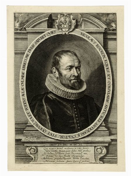 HENDRIK GOLTZIUS : Ritratto di Philips Galle.  - Asta Arte Antica, Moderna e Contemporanea [parte I] - Associazione Nazionale - Case d'Asta italiane