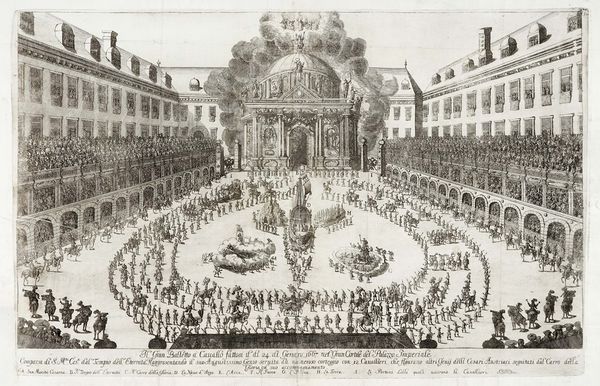 GALEAZZO GUALDO PRIORATO : Il Gran Balletto  Cavallo fattosi il di 24 di Genaro 1667 nel Gran Cortile del Palazzo Imperiale.  - Asta Arte Antica, Moderna e Contemporanea [parte I] - Associazione Nazionale - Case d'Asta italiane