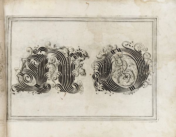 LEOPARDO ANTONOZZI : Album con 26 tavole da De caratteri.  - Asta Arte Antica, Moderna e Contemporanea [parte I] - Associazione Nazionale - Case d'Asta italiane