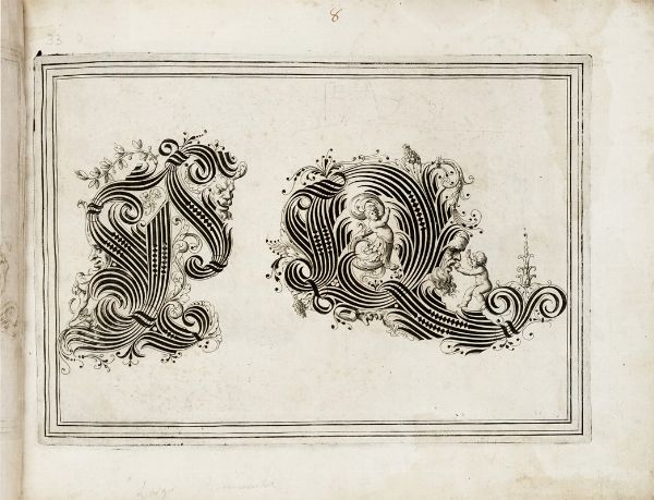 LEOPARDO ANTONOZZI : Album con 26 tavole da De caratteri.  - Asta Arte Antica, Moderna e Contemporanea [parte I] - Associazione Nazionale - Case d'Asta italiane