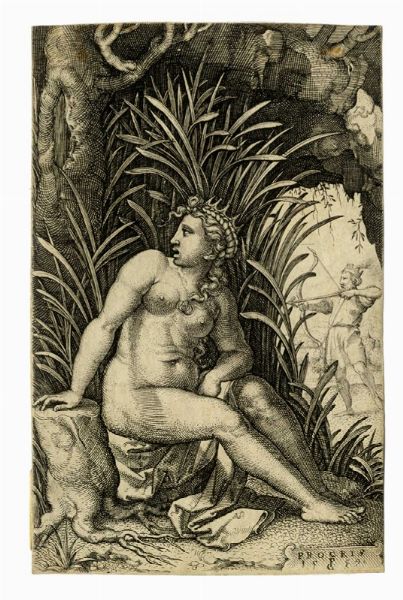 GEORG PENCZ : Cefalo e Procri.  - Asta Arte Antica, Moderna e Contemporanea [parte I] - Associazione Nazionale - Case d'Asta italiane