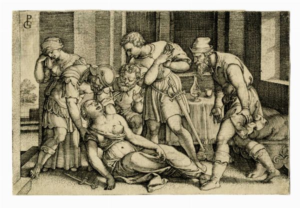 GEORG PENCZ : Il suicidio di Lucrezia.  - Asta Arte Antica, Moderna e Contemporanea [parte I] - Associazione Nazionale - Case d'Asta italiane