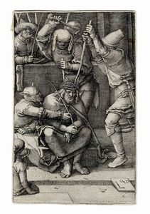 LUCAS VAN LEYDEN - Cristo coronato di spine.