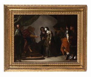 Bernardo Cavallino - Ester e Assuero.