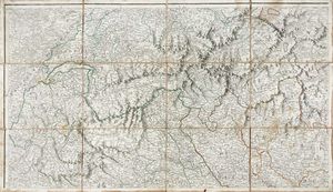 ALEXIS NICOLAS CHAUCHARD : Carte de la partie septentrionale de l?Italie Par M. Cauchard Capitaine d'Infanterie et Ingnieur Militaire Revue et Augmente Par Dezauche Gographe.  - Asta Arte Antica, Moderna e Contemporanea [parte I] - Associazione Nazionale - Case d'Asta italiane