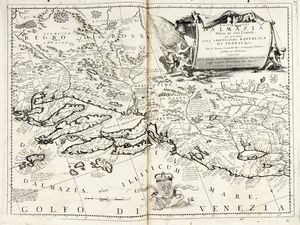 Vincenzo Maria Coronelli - Ristretto della Dalmazia Divisa n suoi Contadi, gi presentata Alla Serenissima Republica Di Venezia, etc. Dal P. Maestro Coronelli M. C. Cosmografo Publico, e suddito suo fedelissimo.