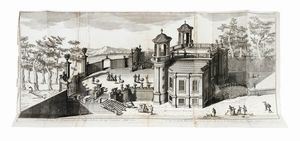 MARC'ANTONIO DAL RE : Ville di Delizia o Siano Palaggi Camparecci nello Stato di Milano Divise in Sei Tomi Con espressevi le Piante, e diverse Vedute delle medesime Incise e stampate da Marc'Antonio Dal Re bolognese. Tomo Primo.  - Asta Arte Antica, Moderna e Contemporanea [parte I] - Associazione Nazionale - Case d'Asta italiane